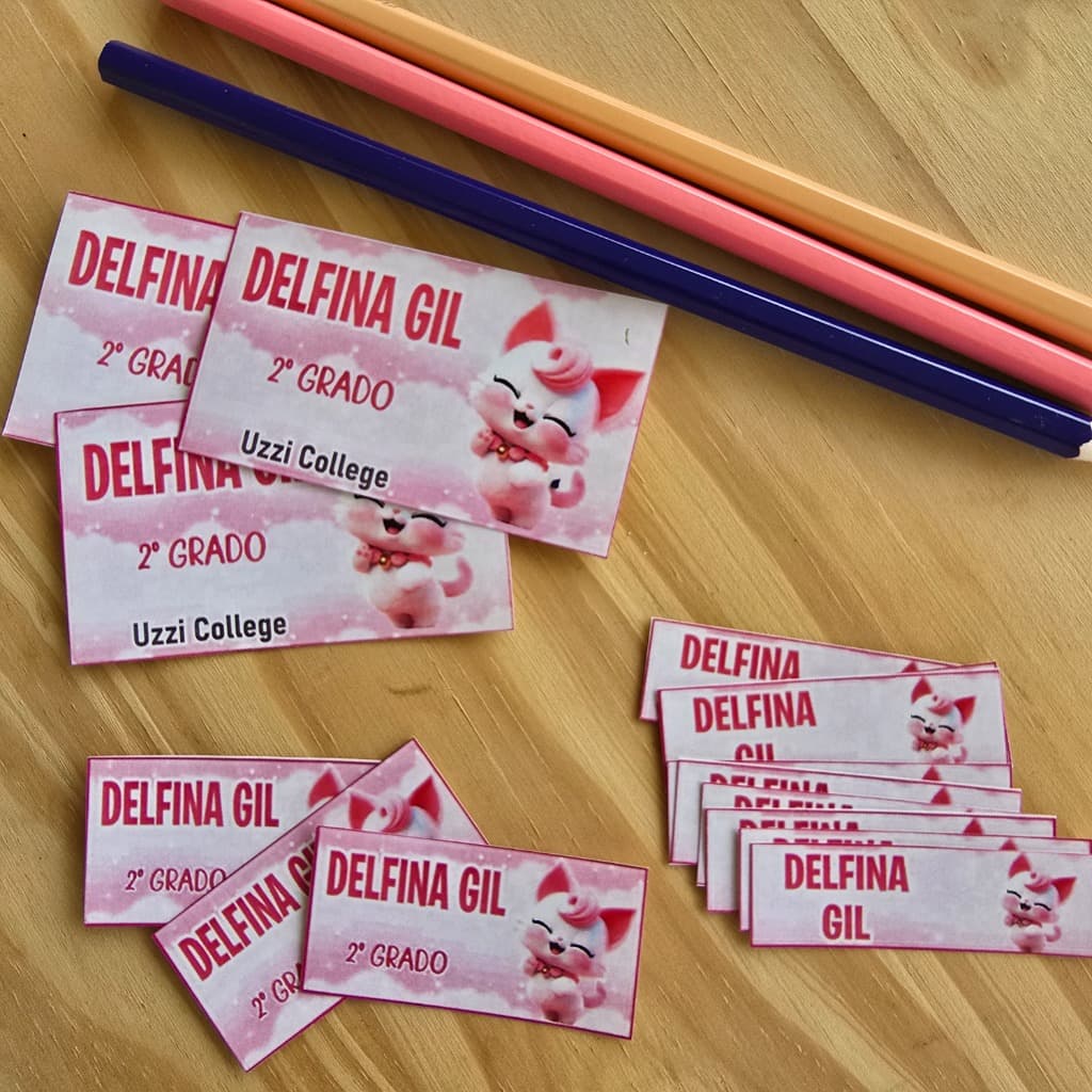 95 Rótulos Escolares